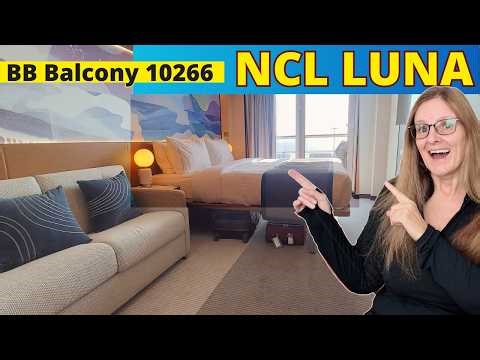 Norwegian Luna COMPLETE Balcony Cabin Tour on NCL's NEWEST SHIP!