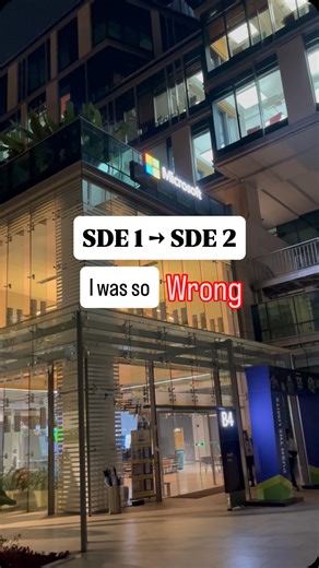 Aman Kumar | AI & Tech Unfiltered • Microsoft SWE on Instagram: "I thought moving from SDE 1 → SDE 2 would be “just another interview.” I was so wrong. Hi, if you are new here: I am Aman, Senior Software Engineer at Microsoft. I talk about tech, AI, Interview Preparation and engineering systems and career in tech. Now let’s talk about why I was wrong: When you start interviewing for SDE 2, you realize it’s no longer about solving Leetcode problems faster. It’s about thinking deeper. Here’s what 