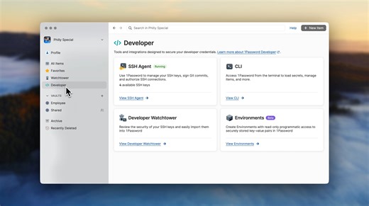 How to set up an environment