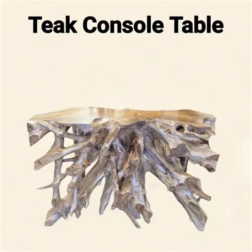 ✨ Teak Console Tables Now Available! ✨ We just got a limited supply of beautiful Teak console tables — perfect for adding warmth and style to any space. 🪵 Limited availability — stop by today before they’re gone! | EZ Mountain Rustic Furniture