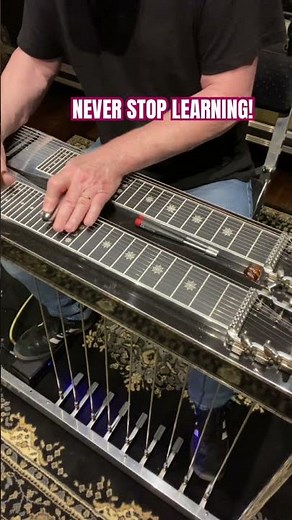 Never Stop Learning! Tasteful Paul Franklin Jr. Pedal Steel Solo #shorts #pedalsteelguitar #learn