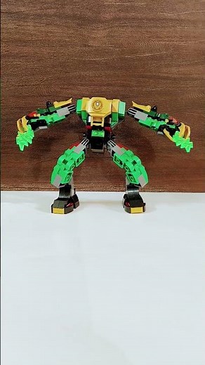 Lego Ninjago dragons rising custom elemental poison mech for Tox #shorts #legoninjago #dragonsrising