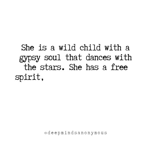 1M views · 12K reactions | She is a wild child with a gypsy soul. ✨ | Deep Minds Anonymous | Facebook