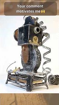 Restoring 100-Year-Old Cinema Projector #restoration #rusty