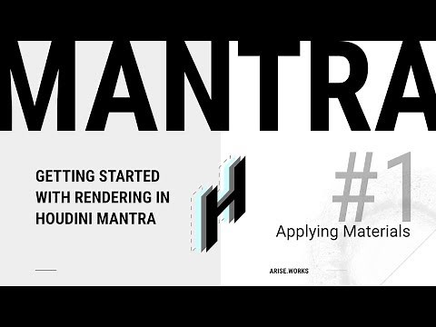 Mantra Tutorial — Applying Materials - Getting Started Course ep. 01