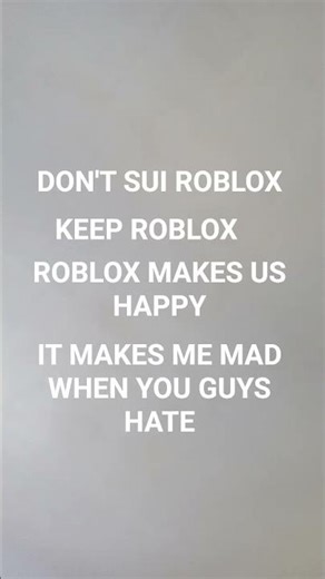 ROBLOX RULES