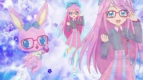 Jewelpet Magical Change Luna transformation & jewelflash