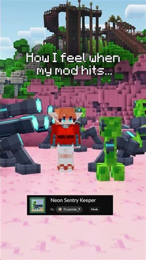 Poor me :( #eruanniemods #viralshort #minecraft