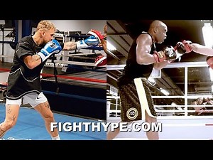 JAKE PAUL VS. ANDERSON SILVA SIDE-BY-SIDE TRAINING COMPARISON | POWER, SPEED, & SKILLS DISPLAYED