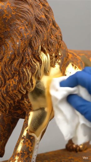 Lion Status rust removing satisfying shorts