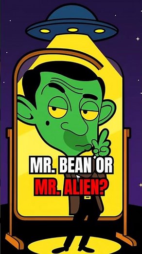 Mr. Bean's Alien Identity #mrbean #cartoon #shorts