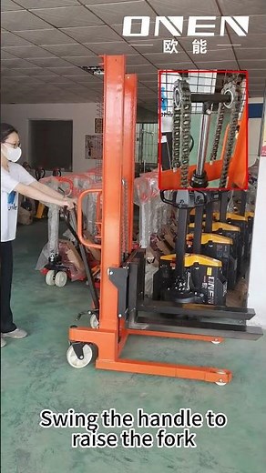 ONEN Manual Pallet Stacker Operation Tutorial