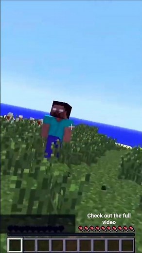 Herobrine leave me alone! #minecraft