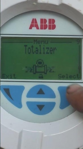 ABB Flow meter Totalizer Reset