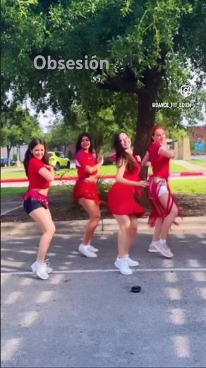 Obsesión - Aventura, Judy Santos | Dance Fit Edith #bachata #dance #trends #shorts #aventura