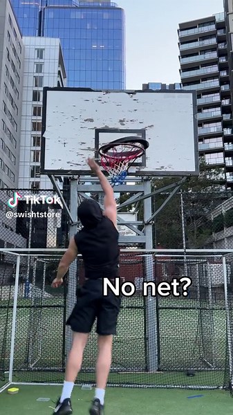 No net. No problem. 🏀