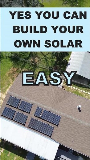 Yes You Can Build Your Own Off-Grid solar