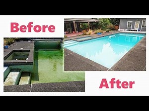 DIY swimming pool re-plastering and re-tiling done by 2 people. How we saved $23K
