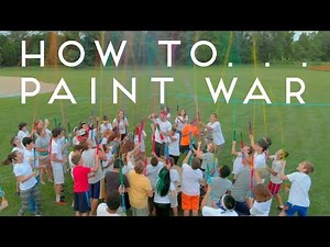 Messy Youth Group Paint War!