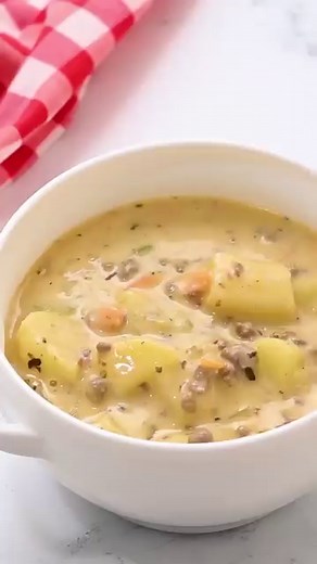 This cheeseburger soup recipe puts all of the juicy flavors of your favorite burger into soup form. It is full of vegetables, seasonings, flavorful ground beef, and broth, and if you’re a fan of hearty soup recipes, you are going to love this one. It’s sure to hit the spot on a cold winter day. https://spaceshipsandlaserbeams.com/cheeseburger-soup/ . . . #CheeseburgerSoup #ComfortFoodSoup #HeartySoupLovers #WinterWarmers #SavoryDelight #HomestyleCooking #TastySoupRecipes #CheesyGoodness #FamilyD