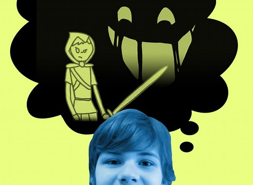 Kid draws hundreds of pictures to make animated movie about depression