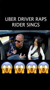 Uber Driver raps and rider sings 😳🔥