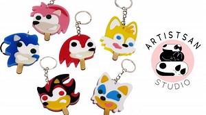 I Need More Merch To Embrace Memes Like These Sonic Popsicle Keychains