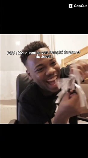 mon emploi du temps le Jeudi