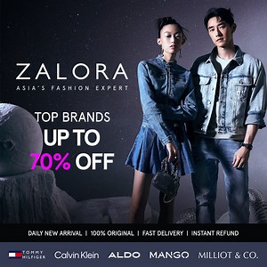 Enjoy the ultimate shopping experience on ZALORA. Shop Latest Arrivals from Top Brands. ✔ Free shipping* 💰😍 ✔ 30 days free return* 🛒 ✔ 100% Authentic Products 💯 ✔ 2500 Local & Global Brands 🌏 *T&Cs apply | ZALORA