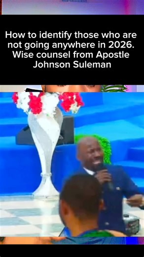 How to identify those who are not going anywhere in 2026. Wise counsel from Apostle Johnson Suleman | Omega Fire Ministries Ajman