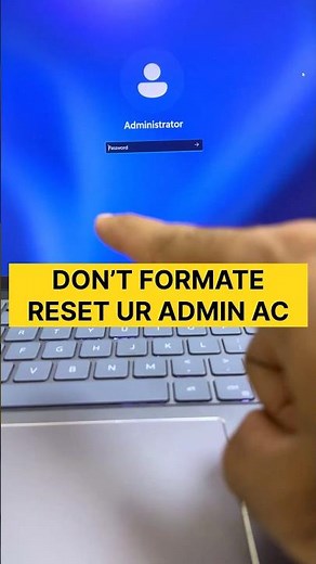 How to reset administrator password on windows PC! #windows11 #pctipsandtricks #shorts