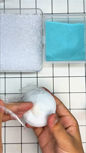 116K views · 978 reactions | sky blue & rice #asmr #stressrelief #stressball #relaxing | ASMR Squishy World | Facebook