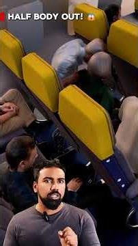 Moment Passenger Gets Pulled Out of Airplane Window #aviation #shocking