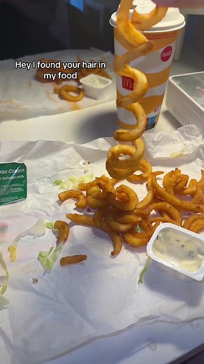 Curly Hair Meets Curly Fries: A Unique Combo