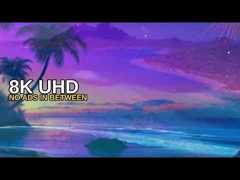 8K UHD Beaches Screensaver with Music | Tropical for TV & Sleep | No Ads