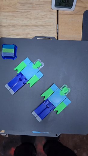 Zombie bodies all done. #3d #3dprint #bambu #usa #fyp #dsd #minecraft #zombie #game | Jeremy Rayfield | Facebook