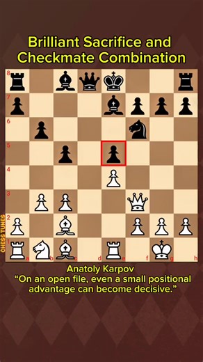 Anatoly Karpov “On an open file, even a small positional advantage can become decisive.” #chesspuzzle #brilliantmoves #chessmaster #chessgame #chessmoves #chess #chesslife #chessnotcheckers #chesstactics #fblifestyle | CHESS TUNES