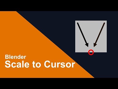 Blender 3d Quickie - Scale to 3D Cursor