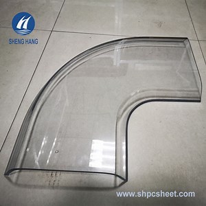 [Hot Item] PC Sheet Engraving Hot Forming Bending Polycarbonate Solid Sheet Processing Parts