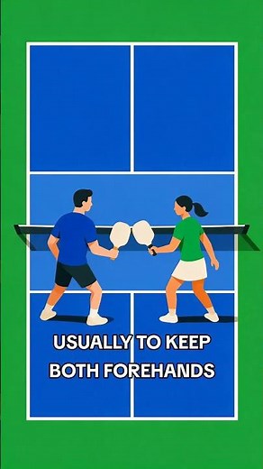 Stacking in Pickleball, Explained in 25 Seconds