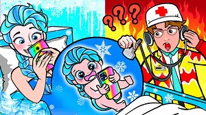 167K views · 3K reactions | Paper Dolls Dress Up - Elsa Frozen Infant Tiktok vs Mother Pregnant Dress - Barbie Story & Crafts | Doll Crafts Dress | Facebook