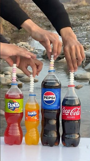 Mentos vs Cola! The real power of cola! #experiment