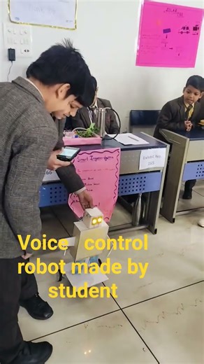 #voice control robot#exhibition #motivation #school #education #viral #viral #project #robot