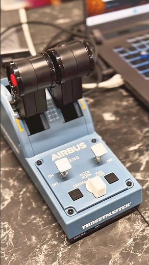 THRUSTMASTER TCA Officer Pack Airbus Edition. Available at ThinkOfSim #thrustmaster #flightsimulator