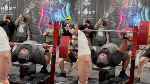 Julius Maddox Bench Presses 355 Kilograms Raw for New All-Time World Record | BarBend