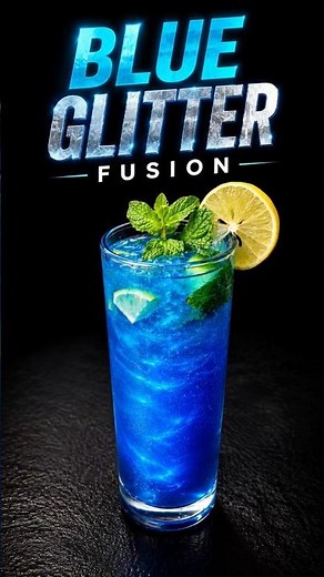 Blue Lagoon Style Vodka Cocktail 🔥 Blue Curacao + Pineapple Juice Drink Recipe #shorts