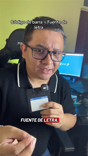 #software #negocio #empresa #sistemas #transformaciondigital Cada fuente de código de barra podría tener requisitos adiciones como agregar * al inicio y al final del valor