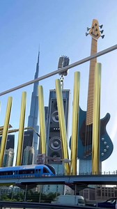 WATCH: Dubai skyscrapers turn into ...... musical instruments?! 🎸🎻🎤🪕🥁 📸: RTA Dubai / Instagram CLICK here to read more about the ongoing Dubai Metro Music Festival: https://www.khaleejtimes.com/entertainment/music/mirror-head-musician-puppeteer-singer-how-dubai-metro-stations-are-coming-to-life-this-week | Khaleej Times
