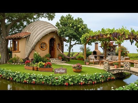 51 Cozy Hacienda Style Tiny Homes With Outdoor Kitchens – Built On Ponds For A Unique Escape