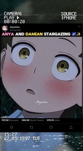 Anya and Damian go stargazing together 😱🌌 #spyxfamily #anime #anya